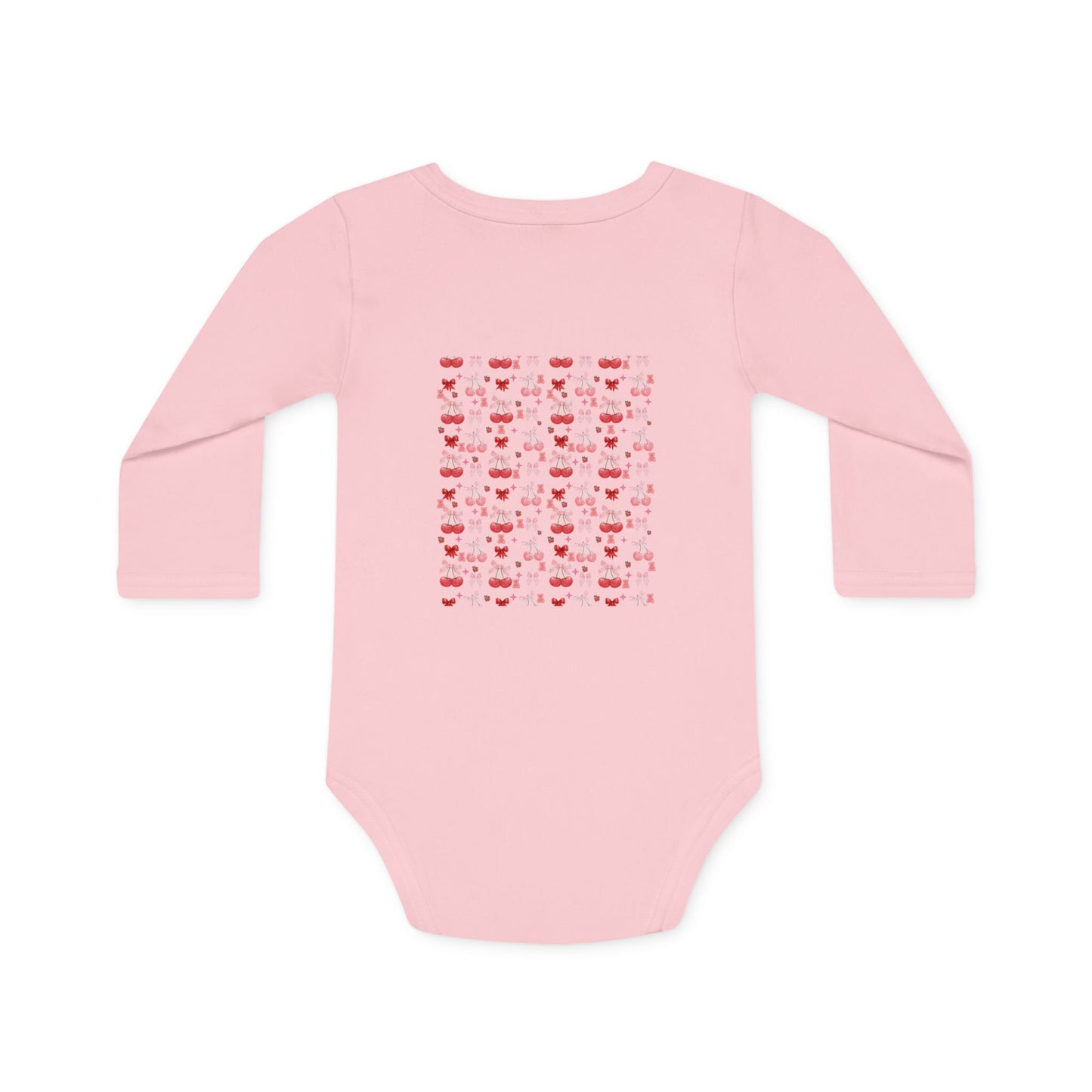 Cute Patterned Baby Long-Sleeve Organic Bodysuit - Perfect Gift for Newborns