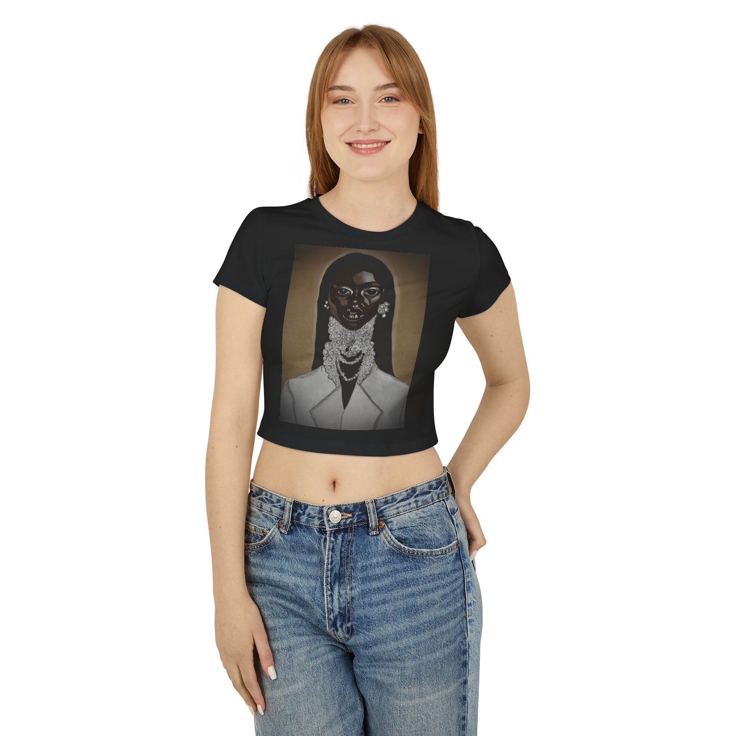 Cute Melanin and Pearls Design Shirt