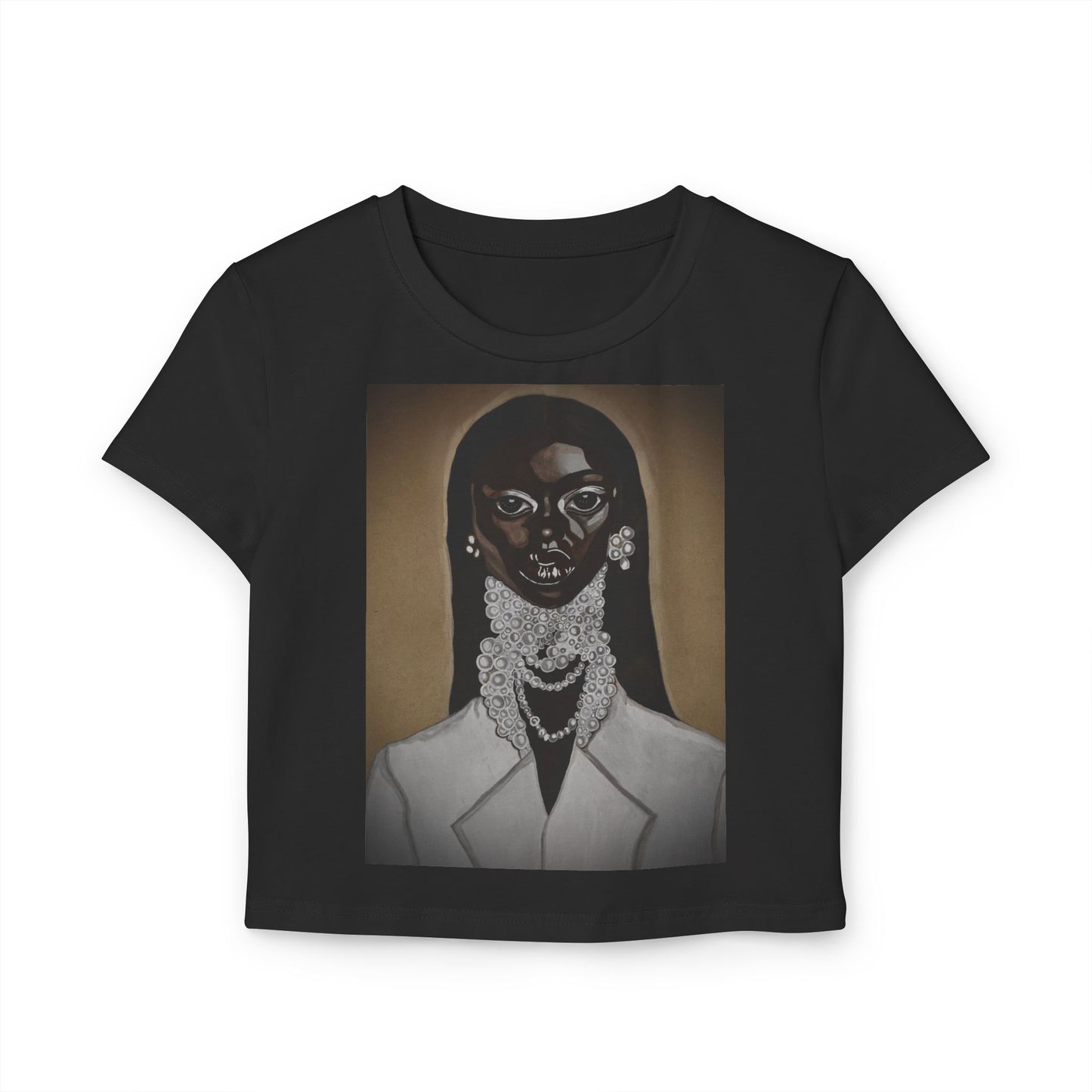 Cute Melanin and Pearls Design Shirt