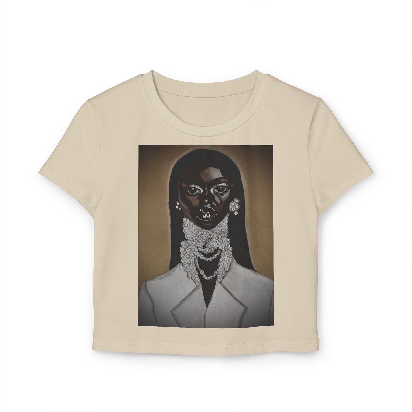 Cute Melanin and Pearls Design Shirt