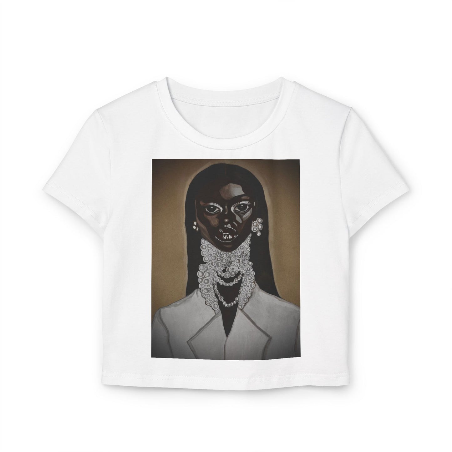 Cute Melanin and Pearls Design Shirt